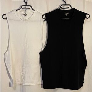 Sleeveless Gym Workout Tanks M